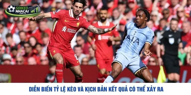 Diễn biến tỷ lệ kèo và kịch bản kết quả có thể xảy ra